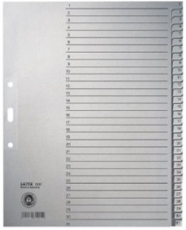 Register 1-31 A4 Tauenpapier Leitz 100g grau 240x300mm (1231-00-85)