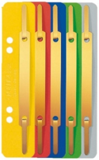 Heftstreifen Karton 35x158mm farbig sort. Leitz (3701-00-99)