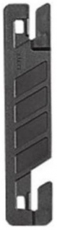 Flexofil Schlauchheftung Leitz Deckleiste schwarz 102x22mm Kunststoff