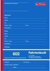 Formularblock Fahrtenbuch A5, 32 Blatt Herlitz beidseitig bedruckt (Nr. 602)