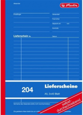 Formularblock Lieferschein A5 2x 40 Blatt Herlitz selbstdurchschreibend (Nr.204)
