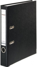 Ordner A4/5cm Plastiküberzug außen schwarz Falken PP-Color mit Kantenschutz