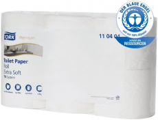 Toilettenpapier Tork Premium+, 4-lagig, besonders soft, besonders reißfest