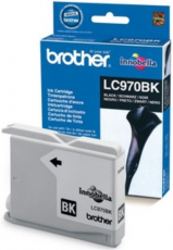 ORIGINAL Original Tinte Brother LC-970BK, ca. 350 S., schwarz, MHD abgelaufen