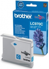 ORIGINAL Original Tinte Brother LC-970C, ca. 300 S., cyan