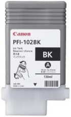 ORIGINAL Original Tinte Canon PFI-102BK, ca. 740 S., schwarz, MHD abgelaufen