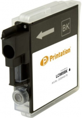 PRINTATION Printation Tinte ersetzt Brother LC-985BK, ca. 300 S., schwarz