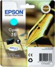 ORIGINAL Original Tinte Epson T1622 / 16, ca. 165 S., cyan