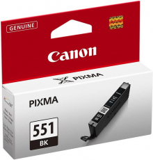 ORIGINAL Original Tinte Canon CLI-551BK, ca. 284 S., schwarz