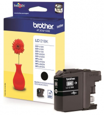 ORIGINAL Original Tinte Brother LC-121BK, ca. 300 S., schwarz