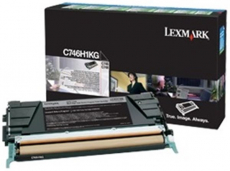 ORIGINAL Original Toner Lexmark C746H1KG, ca. 12.000 S., schwarz