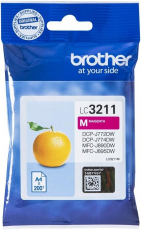 ORIGINAL Original Tinte Brother LC-3211M, ca. 200 S., magenta