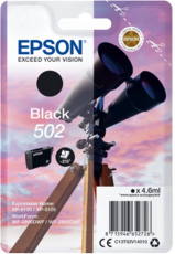 ORIGINAL Original Tinte Epson T02V140 / 502, ca. 210 S., schwarz
