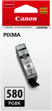 ORIGINAL Original Tinte Canon PGI-580PBK, ca. 200 S., pigmentschwarz