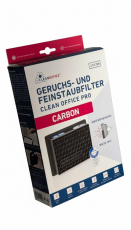 Clean Office PRO CARBON, schwarz, 150x120x50mm, 2er Pack Feinstaubfilter