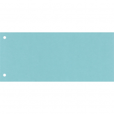 Trennstreifen 160g 105 x 240mm Karton gelocht, blau