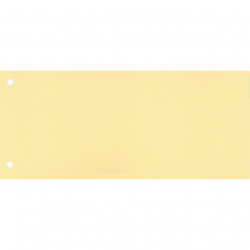 Trennstreifen 160g 105 x 240mm Karton gelocht, gelb