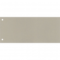Trennstreifen 160g 105 x 240mm Karton gelocht, grau