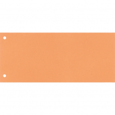 Trennstreifen 160g 105 x 240mm Karton gelocht, orange
