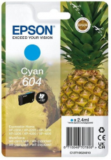 ORIGINAL Original Tinte Epson T10G240 / 604, ca. 130 S., cyan