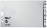 Register A-Z A5 quer Tauenpapier Leitz 100g grau 240x140mm (1206-00-85)