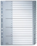 Register A-Z A4 Plastik PP-Folie Leitz 238x297mm (1260-00-00)