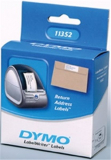 ORIGINAL Original Einzel-Etiketten Dymo 11352, 25mm x 54mm, 500 Stück, weiß