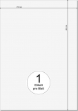 PRINTATION Papier-Etiketten Haft-PLUS (B210xH297mm=A4) 100xA4 à 1 Eti.