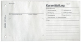 Formularblock Kurzmitteilung 50 Blatt 210 x 100mm, Herlitz