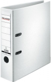 Ordner A4/8cm Plastiküberzug außen weiss Falken PP-Color mit Kantenschutz