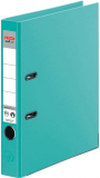 Ordner A4/5cm Plastiküberzug innen und außen mint Herlitz