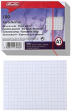 Karteikarten A7 kariert Herlitz weiß