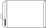 Kuvert 25x C4=229x324mm, ohne Fenster, weiß, Haftklebung