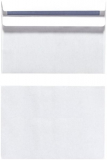 Kuvert 25x C6=114x162mm, ohne Fenster, weiß, Selbstklebung