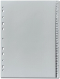 Register 1-31 A4 Plastik PP-Folie Herlitz, 225x297mm, Eurolochung