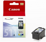 ORIGINAL Original Tinte Canon CL-511, ca. 245 S., farbig