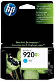 ORIGINAL Original Tinte HP 920XL / CD972AE, ca. 700 S., cyan