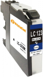 PRINTATION Printation Tinte ersetzt Brother LC-123BK, ca. 600 S., schwarz