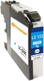 PRINTATION Printation Tinte ersetzt Brother LC-123C, ca. 600 S., cyan