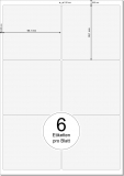 PRINTATION Papier-Etiketten (B99,1xH93mm) 25xA4 à 6 Eti.
