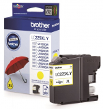 ORIGINAL Original Tinte Brother LC-225XLY, ca. 1.200 S., gelb