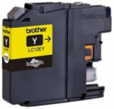 ORIGINAL Original Tinte Brother LC-12EY, ca. 1.200 S., gelb