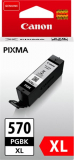 ORIGINAL Original Tinte Canon PGI-570PGBKXL, ca. 500 S., pigmentschwarz