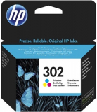 ORIGINAL Original Tinte HP 302 / F6U65AE, ca. 165 S., farbig