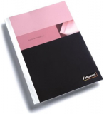 Thermomappe (8.0mm f. 61-80 Bl.), glänzend, vorne transp. hinten weiß Fellowes