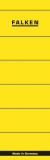 Rückenklebeschild kurz + breit gelb Falken selbstklebend 60 x 190mm