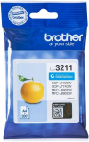 ORIGINAL Original Tinte Brother LC-3211C, ca. 200 S., cyan