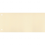 Trennstreifen 160g 105 x 240mm Karton gelocht, chamois