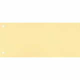 Trennstreifen 160g 105 x 240mm Karton gelocht, gelb