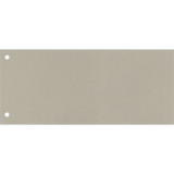 Trennstreifen 160g 105 x 240mm Karton gelocht, grau
